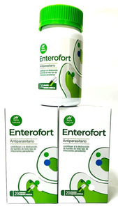 ENTEROFORT  EFICAZ PARA ELIMINAR LOS HELMINTOS 3 PACK