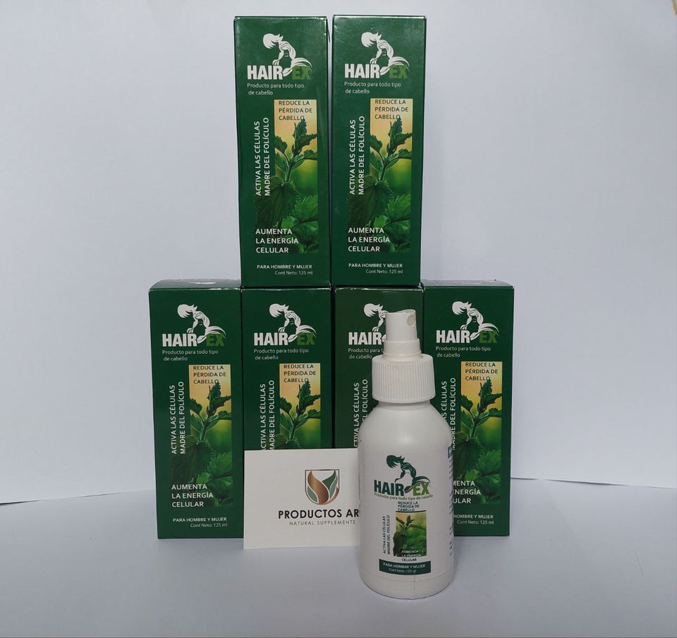 HAIREX CONTROL CAIDA DEL CABELLO 6 pack